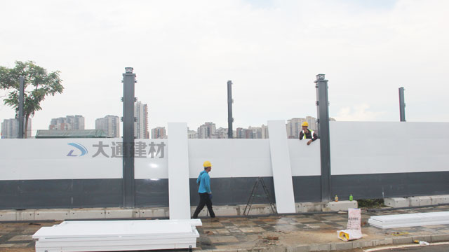 东莞围挡A款-东莞市高埗镇装配式围挡施工方案-东莞-深圳市大通建材有限公司钢围挡生产定制厂家