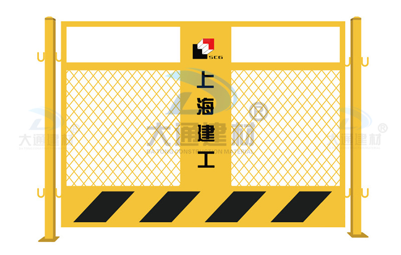 工地基坑围栏-工地警示围栏防护网-05网格款